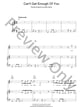 CAN'T GET ENOUGH OF YOU P/V/G EPRINT piano sheet music cover